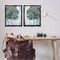 Stupell Industries Tree Impressions Abstract 2pc Floater Framed Canvas Wall Art Set Design by Nan